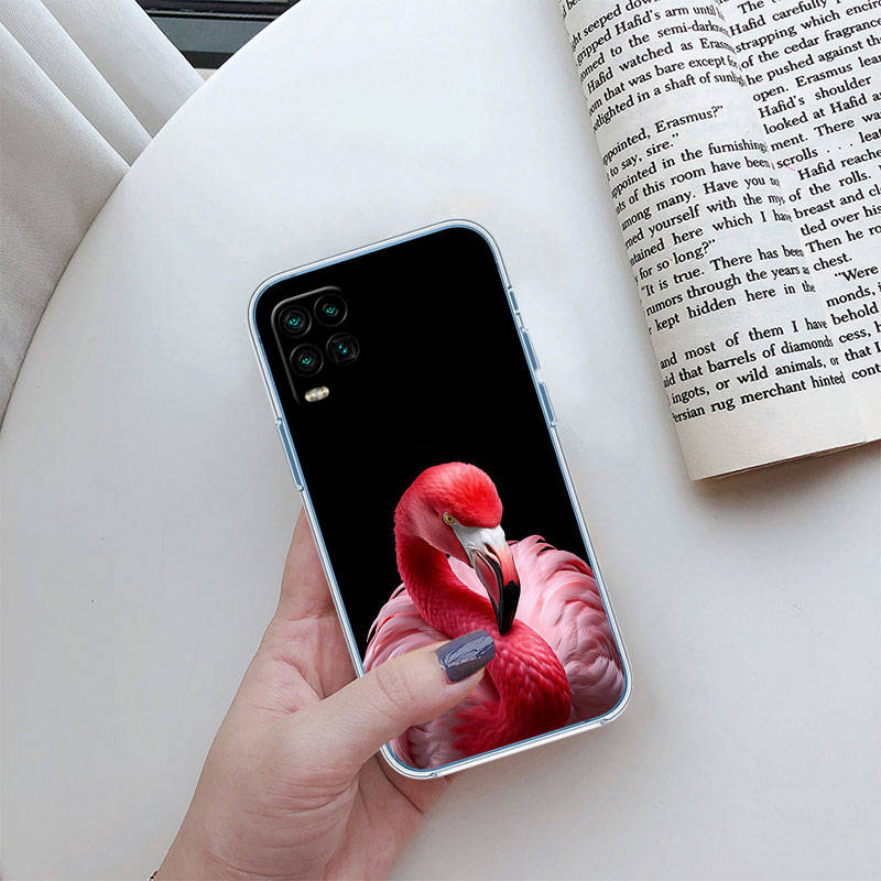 JO24 Flamingos Pink Bird Phone Case for Motorola E22S E7 G6 G7 G8 G9 Plus Power Play G10 G20 G04 E30 E40 E22 E20 E13 G22 G23 G Stylus Play
