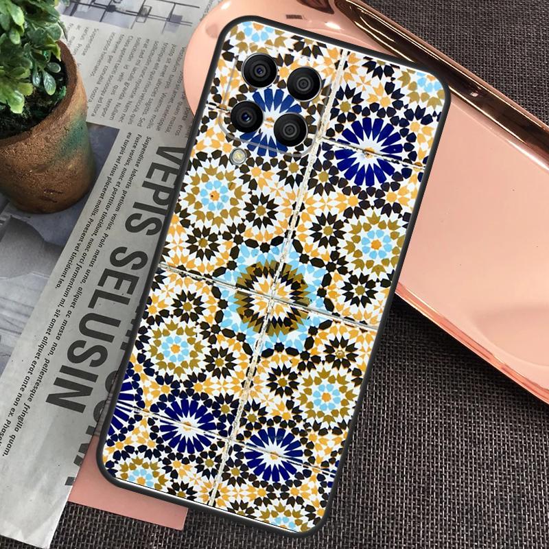 Moroccan Tile Case For Samsung Galaxy M20 M15 M55 M31s M51 M21 M11 M13 M33 M53 M52 M32 M12 M14 M34 M54