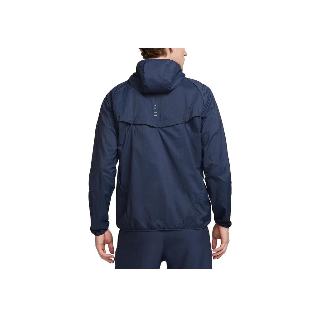 Nike SS25 Stride Logo UV Protection Waterproof Running Casual Jacket Men jackets Thunder-Blue HV4548-437