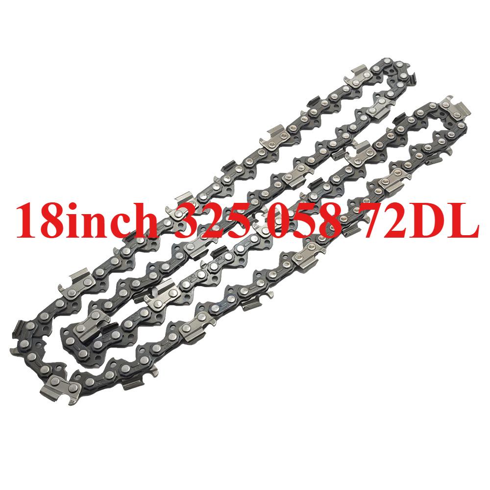 Barra Guía de Cadena para Motosierra de 16/18/20 Pulgadas. Paso .325". Calibre .058". 64/72/76 Eslabones Motrices para Husqvarna Oregon Stihl Echo