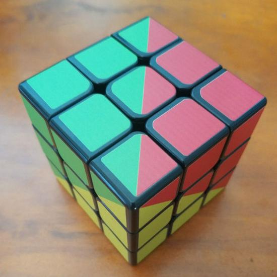 Rainbow Texture Magic Cube: Three-Stage Fun Puzzle for Children and Teenagers