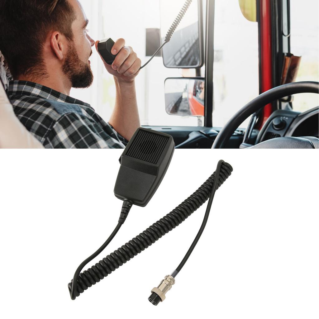 4 Pin CB Radio Microphone Professional Microphone Replacement Compatible for COBRA for SUPERSTAR for