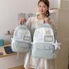 Schoolbag Large Capacity Elementary School Bag Lightweight Middle School Backpack Korean Casual Cute Star Printed ins Backpack