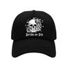 Bride Till Death Do Us Party Skull Baseball Cap Adjustable Size Perfect For Brides Parties Casual Outfits