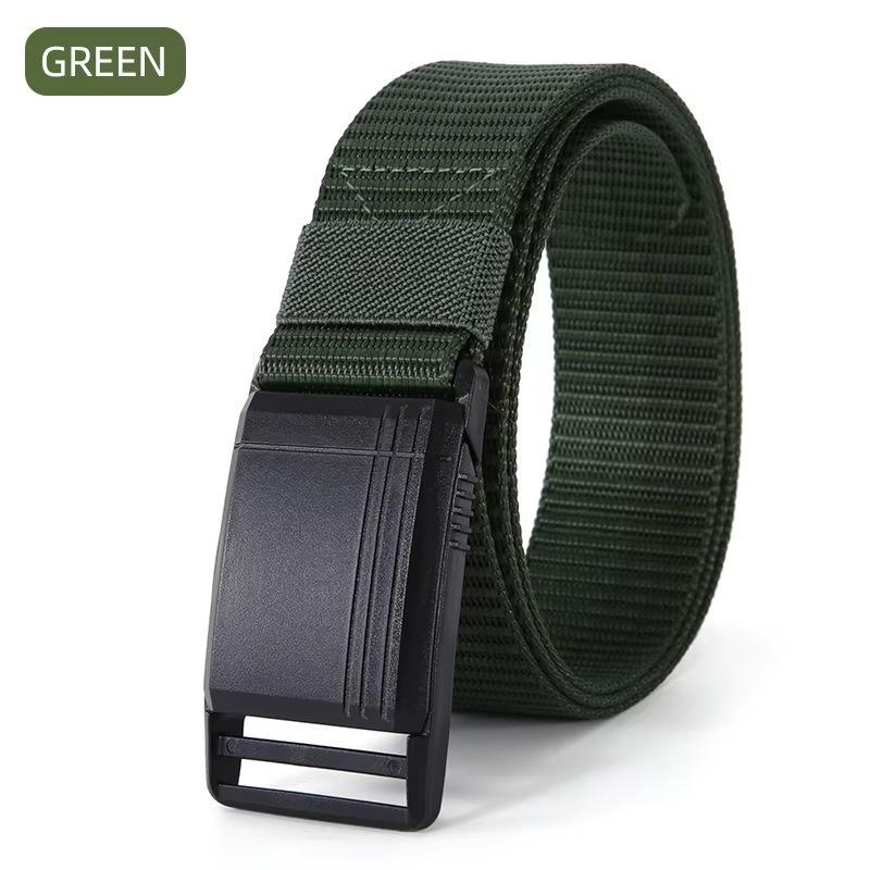 Belt Quick Release Outdoor Belt Soft Real Nylon Sports Accessories Men And Women Black Belt