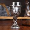 Vintage Skull Design Stainless Steel Goblet Themed Party Drinkware Durable Reusable Cup Decorative Drinking Cup