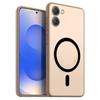 Magnetic Iron Ring Phone Case for HONOR X7e Matte Soft TPU Shockproof Cover