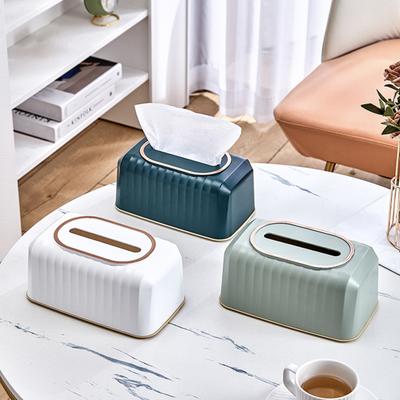 Pojemnik na chusteczki Duża pojemność Wbudowana sprężyna Plastikowy dozownik chusteczek na biurko Etui Artykuły gospodarstwa domowego