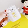 Gold Crown Alphabet Letter Earphone Case for Airpods 4th 3rd 2 Pro Shockproof Cover for Airpod 2 3 1 Protective Accessorie Shell