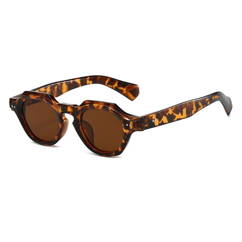 New Fashion Oval Sunglasses Vintage Polygonal Frame UV400 Protection Retro Designer Driving Shades