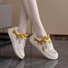 2025 little white shoes children's summer new Korean version of leisure sports versatile breathable mesh board shoes women HY6662