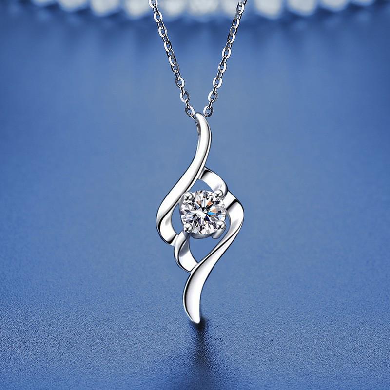 Cupid's Arrow S999 Silver Necklace - Women's Clavicle Chain Gift for Girlfriend, Birthday & Valentine's Day