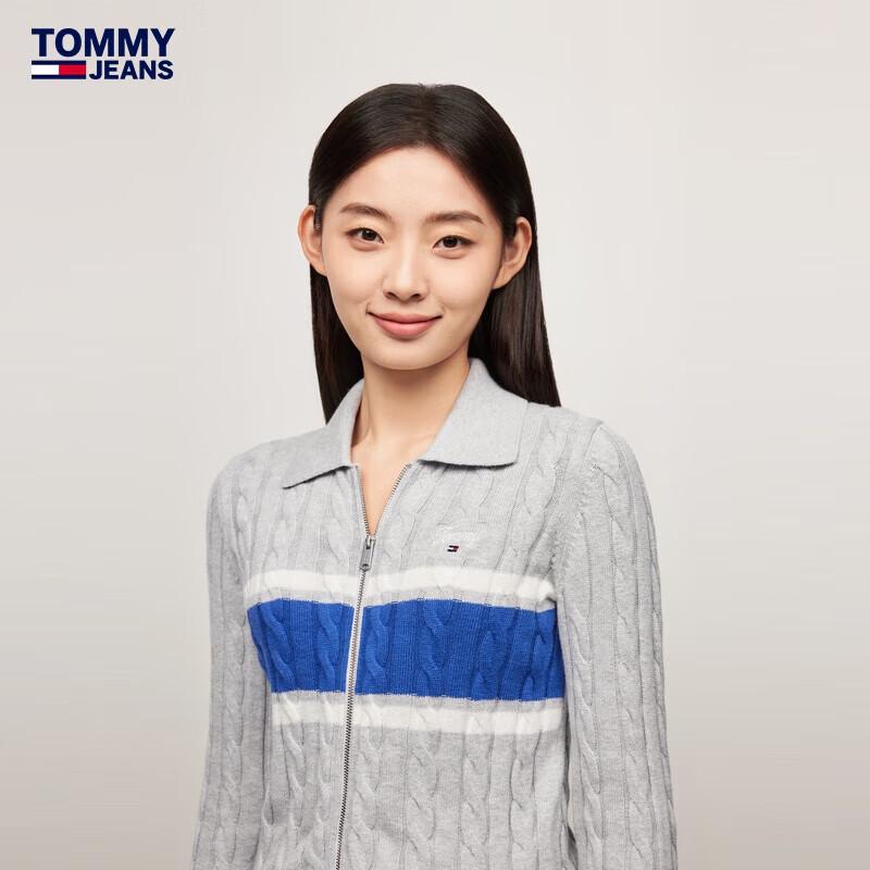 TOMMY JEANS Women's Cotton Cashmere Blend Knit Cardigan