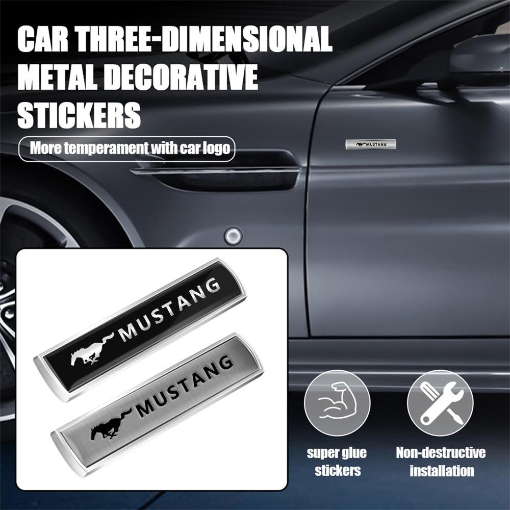 AJX1 Car Styling Body Trunk Sticker Badge Decoration Auto Accessories For Ford Mondeo Mk4 Mustang Max Focus Fiesta Mk7 Kuga Mk2 Mk3