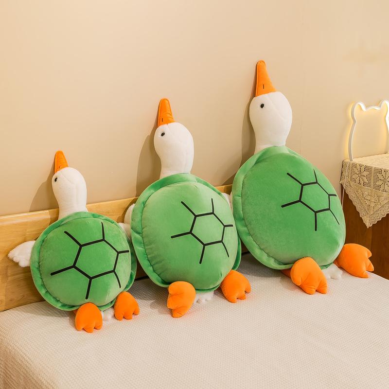 Turtle big goose plush toy cute turtle goose sleeping pillow doll doll grab machine doll machine