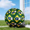 Brazil Artwork Printed Size 5 Soccer Balls, High-Quality, Anti-Slip, Protective Football, A Unique Gift , Birthdays, Christmas Gifts
