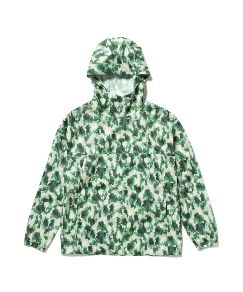 Snow Peak Printed Breathable Quick Dry Anorak Outerwear XL JK-25SU016 Jacket/Anorak/Anorak Parka/Hoodie, Men's/Women's, Green, PT,