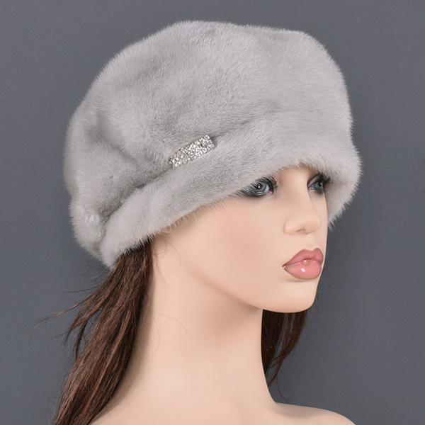 Natural Mink Fur Beret Femme Luxury Fashion Brand Women's High Quality Hats Keep Warm In Russian Winter Lady New Arrival Fur Hat