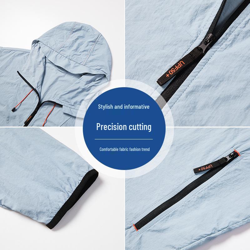Unisex UV Protection Cooling Ice Silk Sun Protection Clothing for Outdoor Sports