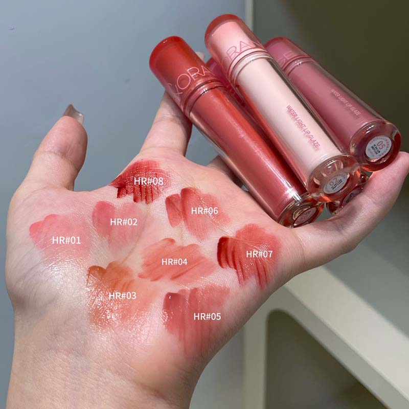 Rosa Speil Krystall Lipgloss Sminke Vann Glass Lipglans Plumping Vanntett Gelé Leppetint Leppestift Fuktighetsgivende Skjønnhet Lepper