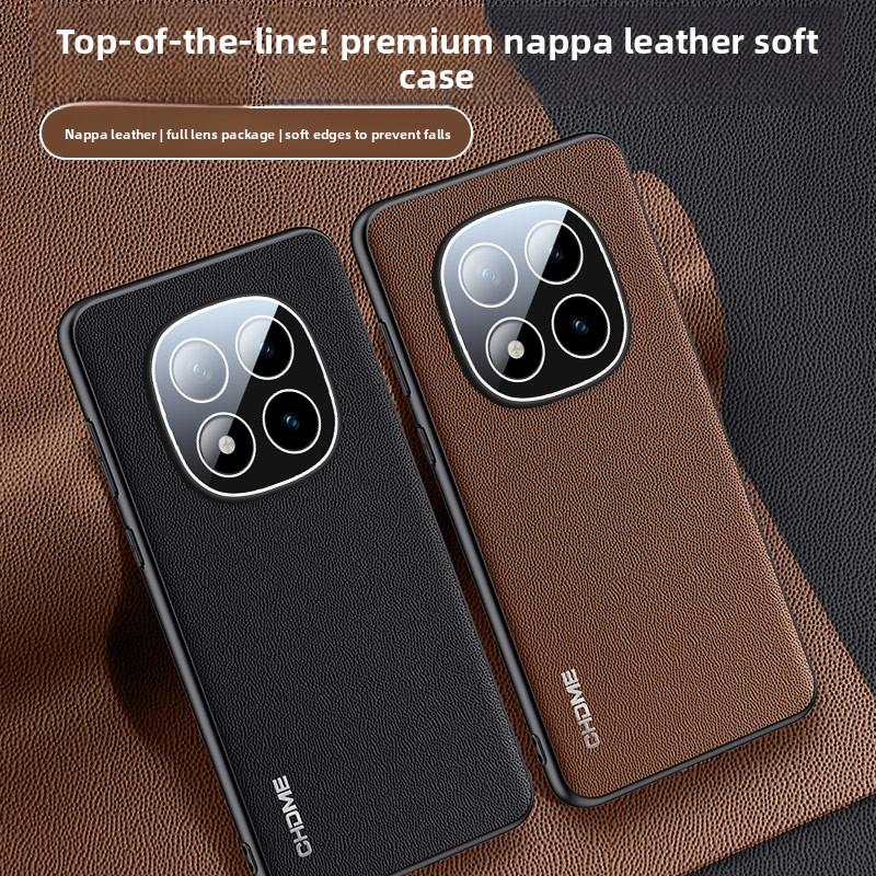 Custodia per Telefono per Xiaomi Redmi Note 14 13 Pro Plus 5G Cover in Pelle Silicone Morbida per Redmi Note 15 Pro+ Copertura Protezione Fotocamera