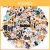 Vibrant Haikyuu!! 52-piece Pvc Stickers Perfect For Luggage And Skateboards