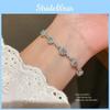 Light Luxury Geometric Zircon Pendant Bracelet For Womens Fashion Accessories