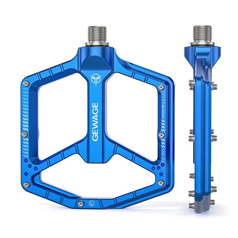 

GEWAGEG Aluminum Alloy Anti-slip Bicycle Pedals for Mountain and Road Bikes.