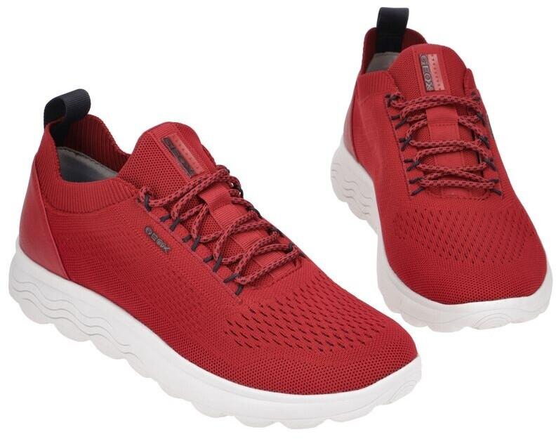 Geox Spherica Herr Red Sneakers