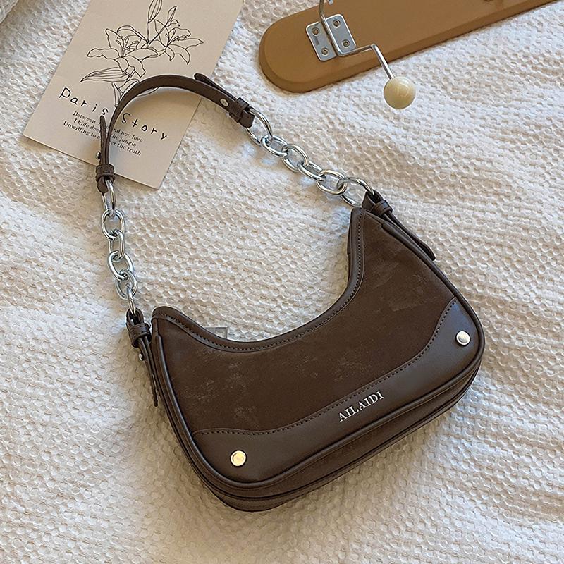 

Шикарный дизайн цепочка сумки через плечо для женщин новые модные PU кожа застегивается на молнию женские дорожные сумки подмышки женские модные кошельки