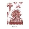 Beauty Sticker Vermilion Lace Tattoo Sticker Waterproof Tattoo Sticker
