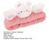 Lady Headband Cartoon Animals Thick High Elasticity Fluffy Sports Face Washing Sweat Absorption Bathing Lady Hair Band Hair Accessories