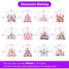 Watercolour Cartoon Castle Stickers DIY House Decal for Laptop Phone Scrapbook Luggage Decorative Bottles Graffiti Waterproof