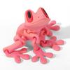 New 3D Printed Frog Ornament Joint Movable Magnetic Model Creative Simulation Animal Figurine Desktop Frog Handicraft Decoration