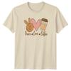 Peace Love Coffee Unisexs TShirt Coffee Gift For Her