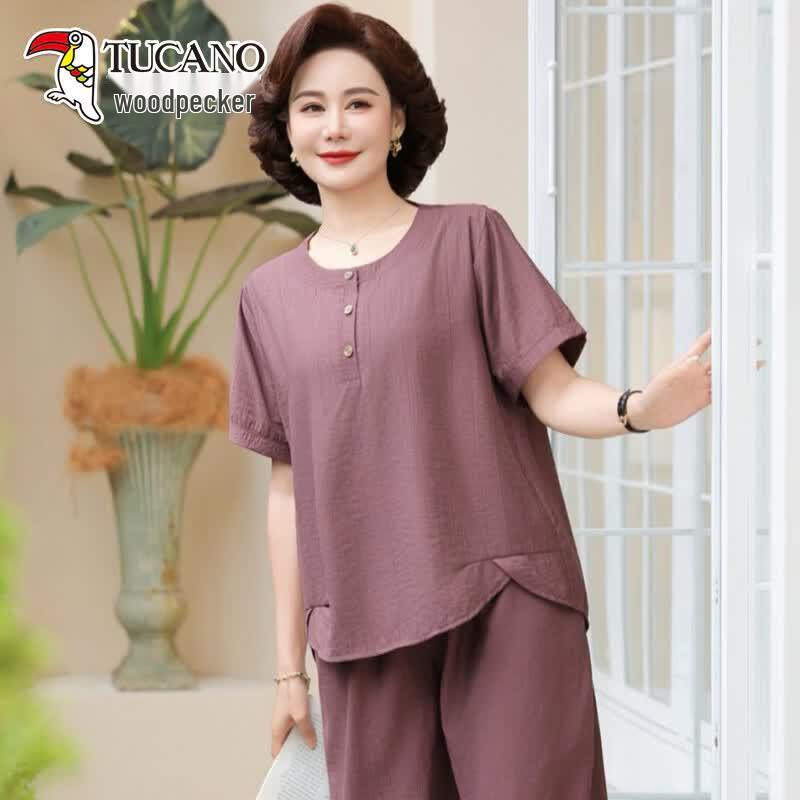 Tucano Plus Size Summer Two-Piece Outfit for Women 6XL