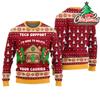 Oh Snap Funny Gingerbread Christmas Ugly Sweater Men Clothes Cute Neon Print Loose Sport Sweater Festival Unique Gift Sweatshirt