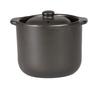 Sento Senga Pottery Microwave-Only Rice Cooker, CeraCook (Double Lid), Black Glaze (1.5 Cups), 10-05