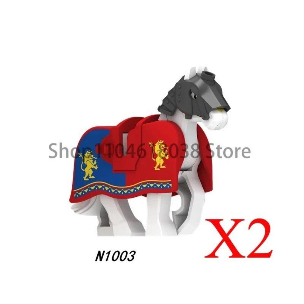 Zielony Smok Rycerze Kruk Tarcza Figurki Akcji MOC Średniowieczni Starożytni Rycerze Scena Klocki Kreatywne Zabawki dla Dzieci