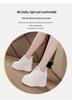 Scarpe Bianche da Donna con Zeppa Nascosta e Suola Spessa - Sneakers Stringate alla Moda Stile Coreano Primavera 2026 Vera Pelle