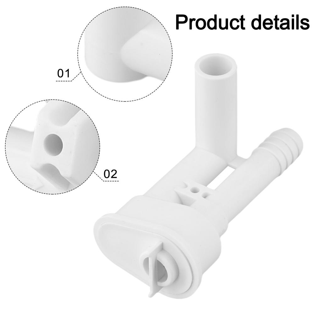 Zawór Anty Syfonowy Przełamywacz Podciśnienia Zestaw Kamper Konserwacja Kolor Biały Wysoka Niezawodność Zestaw Toaletowy Wygodne Rozwiązanie dla Kampera