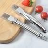 Onion Slicer Stainless Steel Multi-Blade Cutter with Safety Protective Cover Ergonomic Handle Efficient Kitchen Tool for Home Cooking
