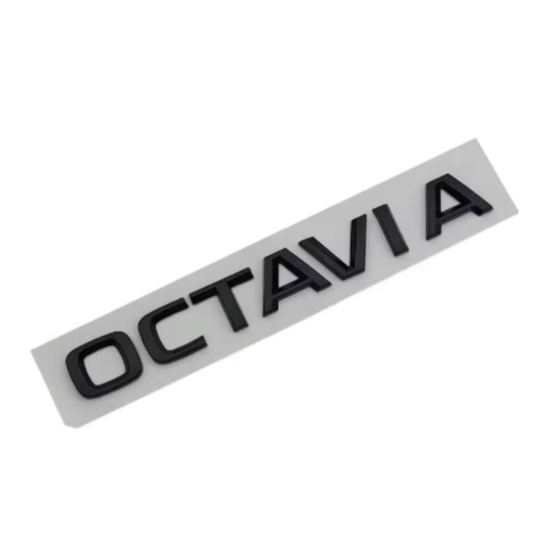 1Pc Octavia Logo Emblem Car Badge Car Rear Trunk Sticker For Skoda Octavia 1 2 3 4 MK3 MK4 MK5 RS VRS Accessories