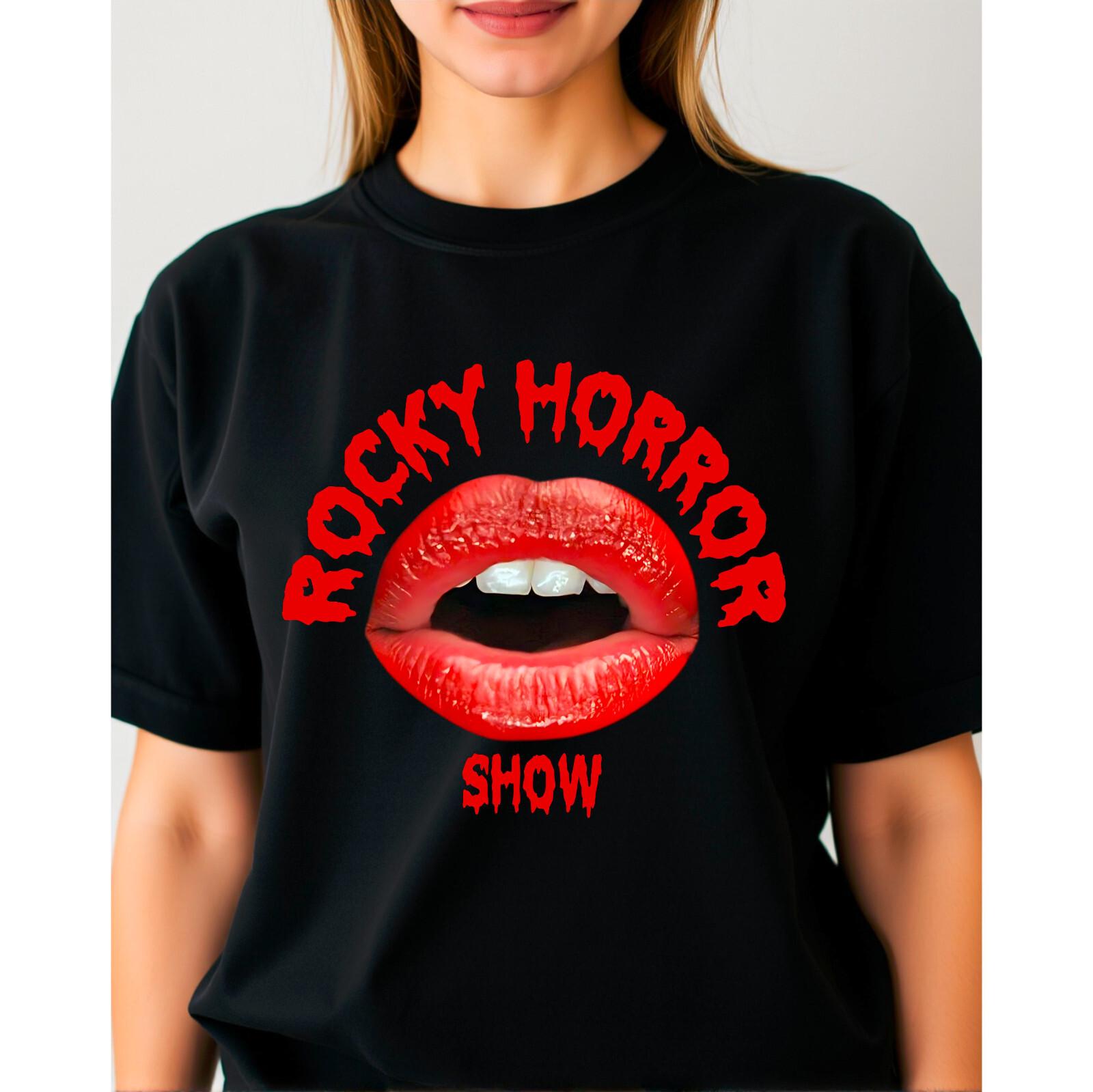 Official Rocky Horror Show logo T-Shirt Musical Mens Gift Tee XL