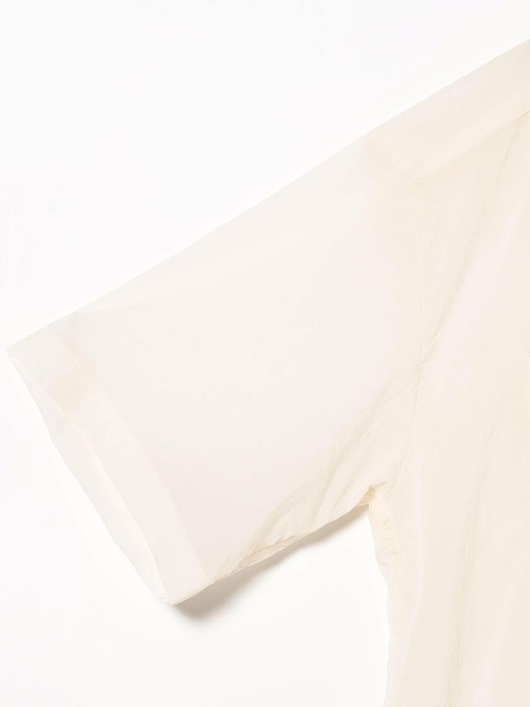 B:MING LIFE STORE by BEAMS Women's Water-Repellent Sheer Shirt (S-M) IVORY S