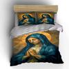 Geometric Virgin Mary illustration. Bedding sets Duvet cover sets Duvet covers Pillowcases(1*Duvet Cover 2*Pillowcases without duvet insert)