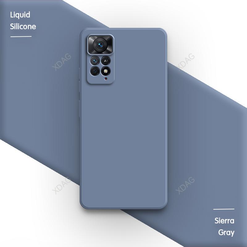 Pure Color Phone Case for Xiaomi Redmi Note11 Note 11 11E 11T 11Pro Pro Plus Pro+ 11S 11SE 4G 5G Soft Liquid Silicone Back Cover