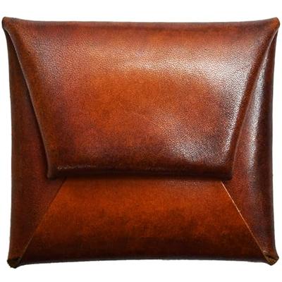 CODEL Atelier CODEL Leather Coin Case, Genuine Leather Coin Purse, Men's, Made In Japan (Tochigi Leather Hand-Dyed Brown)