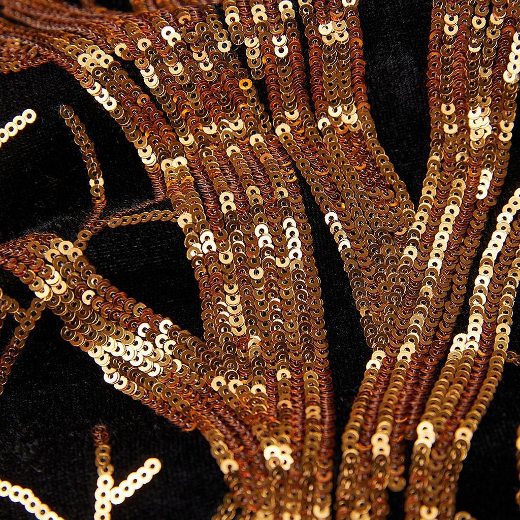 PYJTRL Herrenmode Blazer mit Einsätzen und glänzenden Pailletten