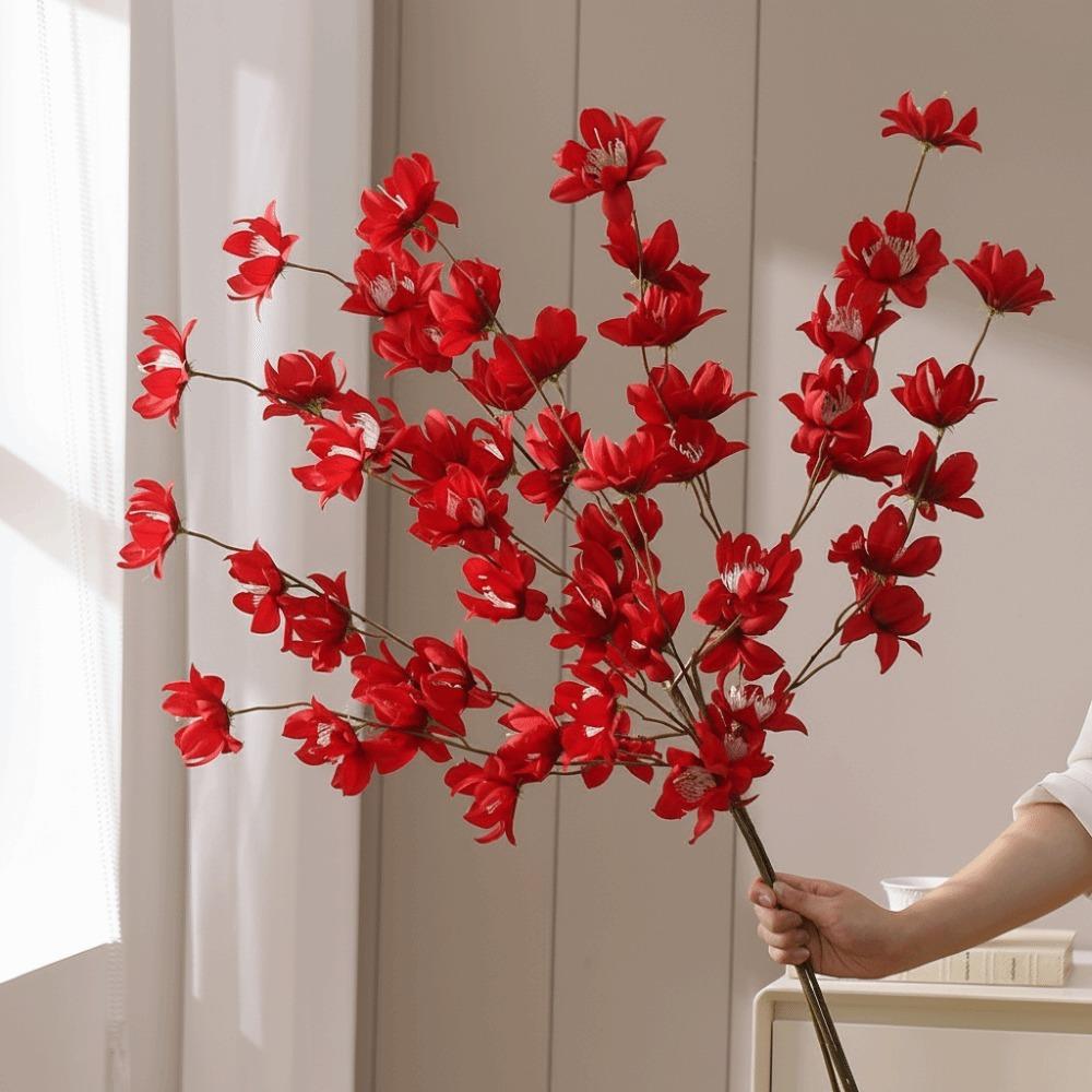 110CM Long Artificial Flowers Bouquet Fake Material Artificial Design Fake Flowers Bouquet Style Vase Accessories